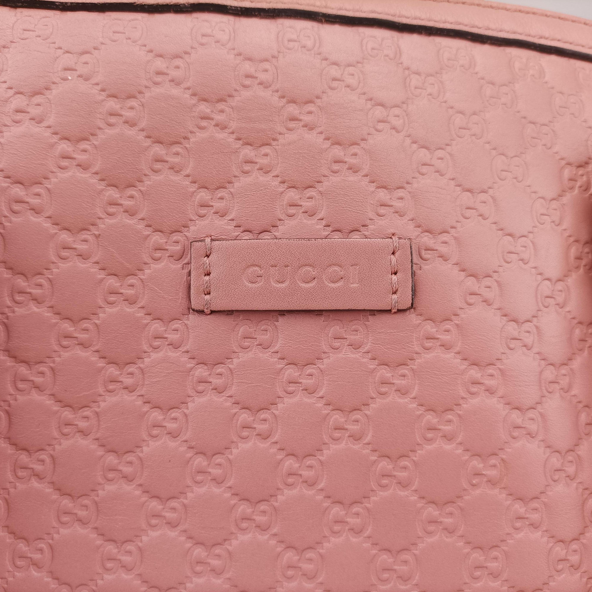 Secondhand Gucci Microguccissima Pink Leather 449663 shoulderbag | stylenewstar