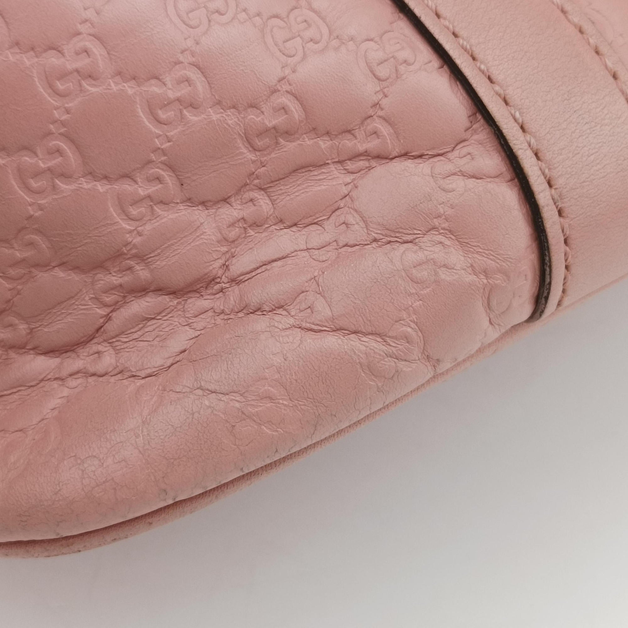 Secondhand Gucci Microguccissima Pink Leather 449663 shoulderbag | stylenewstar