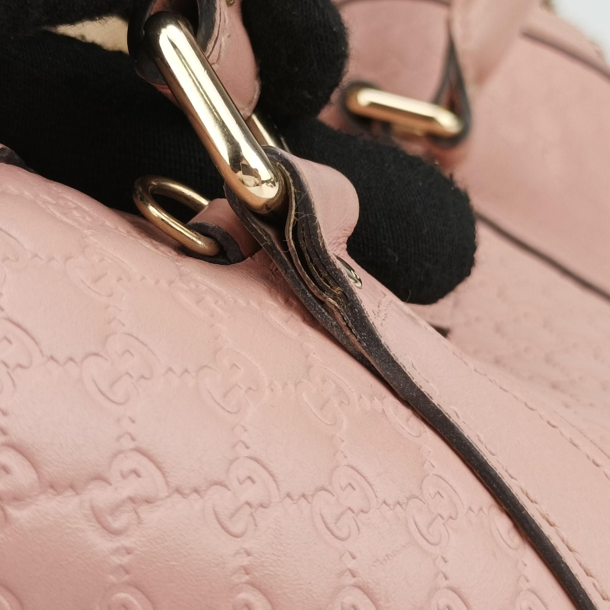 Secondhand Gucci Microguccissima Pink Leather 449663 shoulderbag | stylenewstar