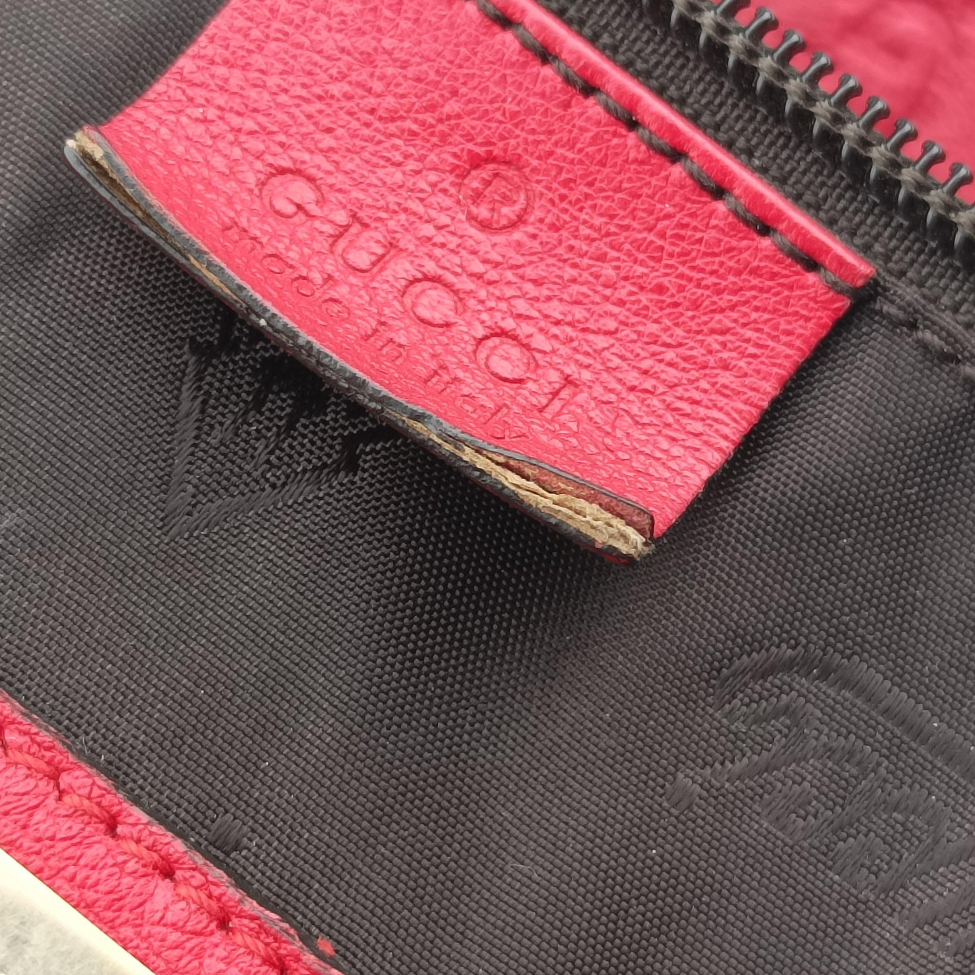 Vintage Gucci Guccissima GG Imprime Red Leather 211137 handbag | stylenewstar