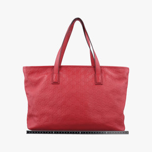 Vintage Gucci Guccissima GG Imprime Red Leather 211137 handbag | stylenewstar