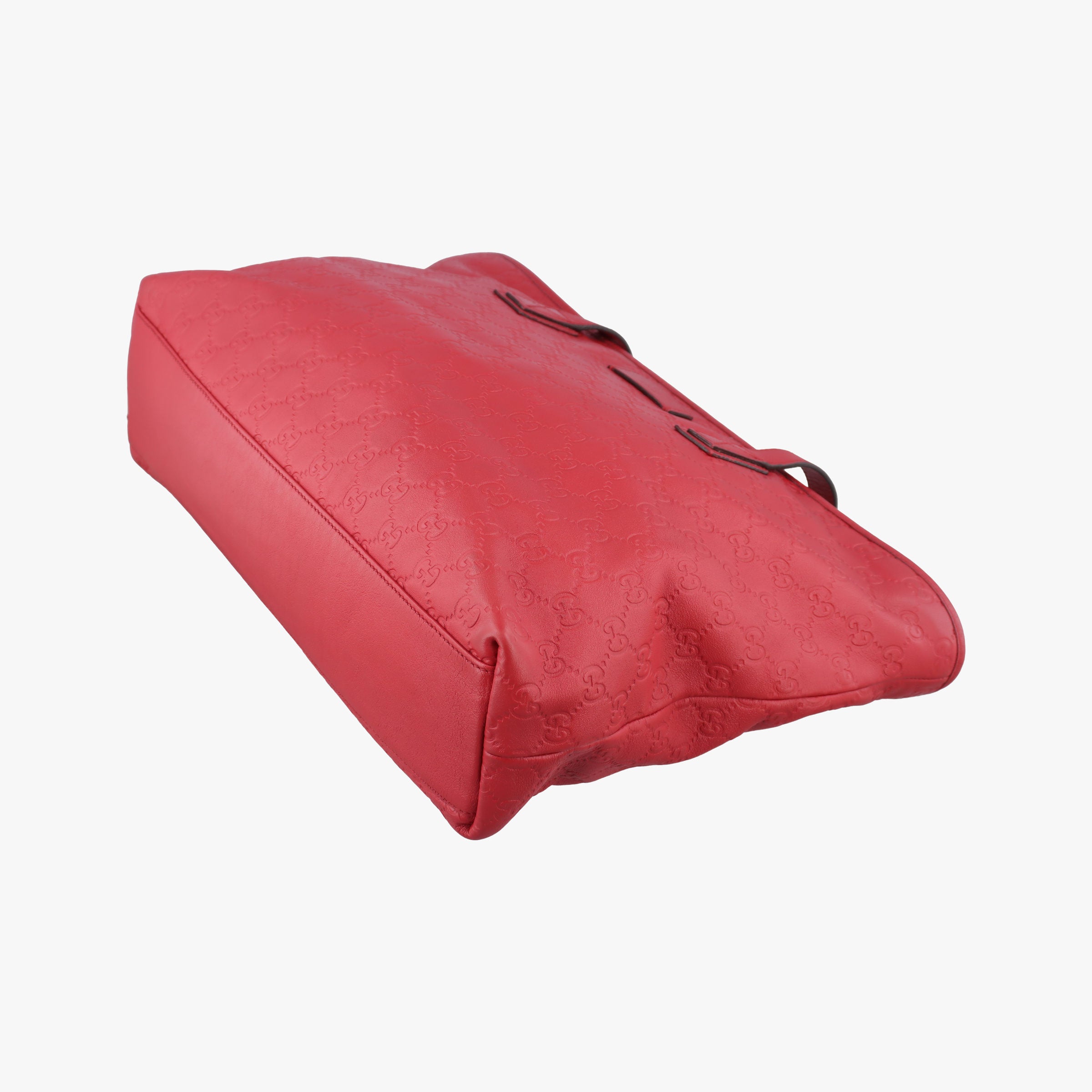 Vintage Gucci Guccissima GG Imprime Red Leather 211137 handbag | stylenewstar