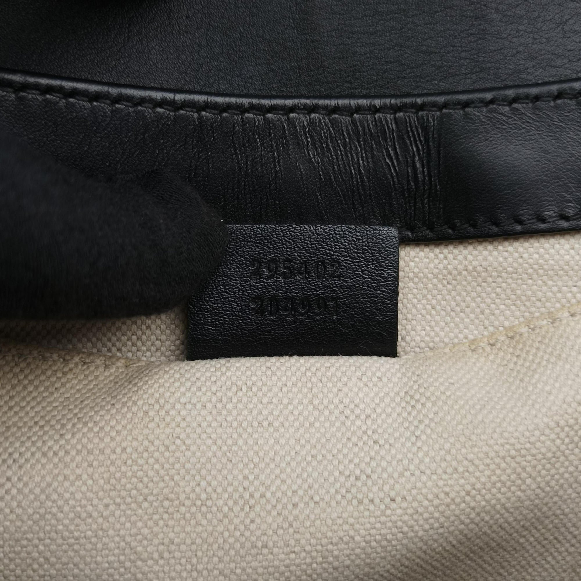 Secondhand Gucci Emily Black Leather 295402 shoulderbag | stylenewstar