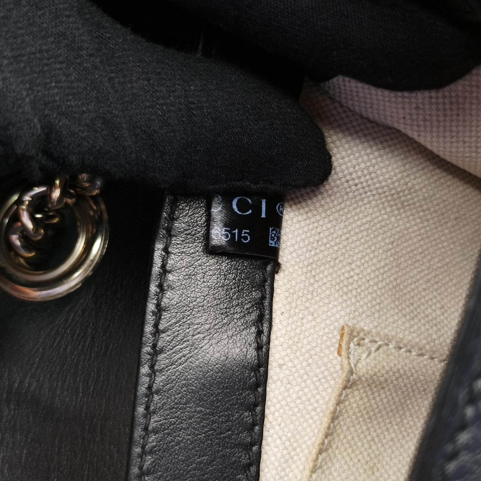 Secondhand Gucci Emily Black Leather 295402 shoulderbag | stylenewstar