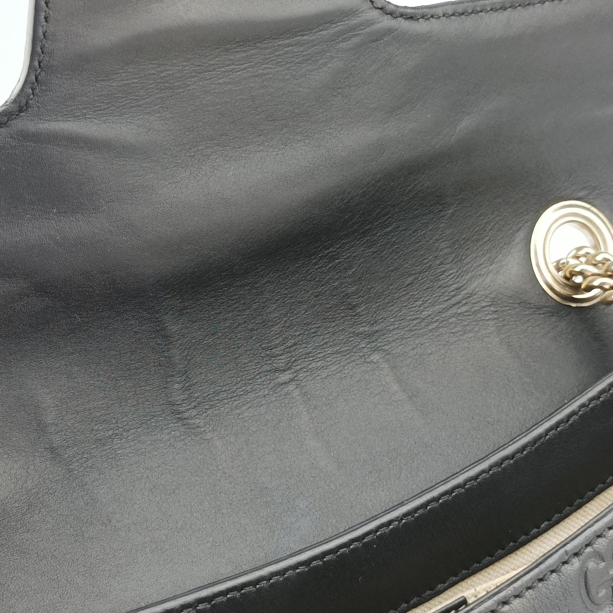 Secondhand Gucci Emily Black Leather 295402 shoulderbag | stylenewstar