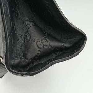 Secondhand Gucci Emily Black Leather 295402 shoulderbag | stylenewstar