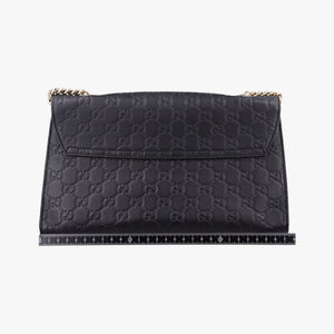 Secondhand Gucci Emily Black Leather 295402 shoulderbag | stylenewstar