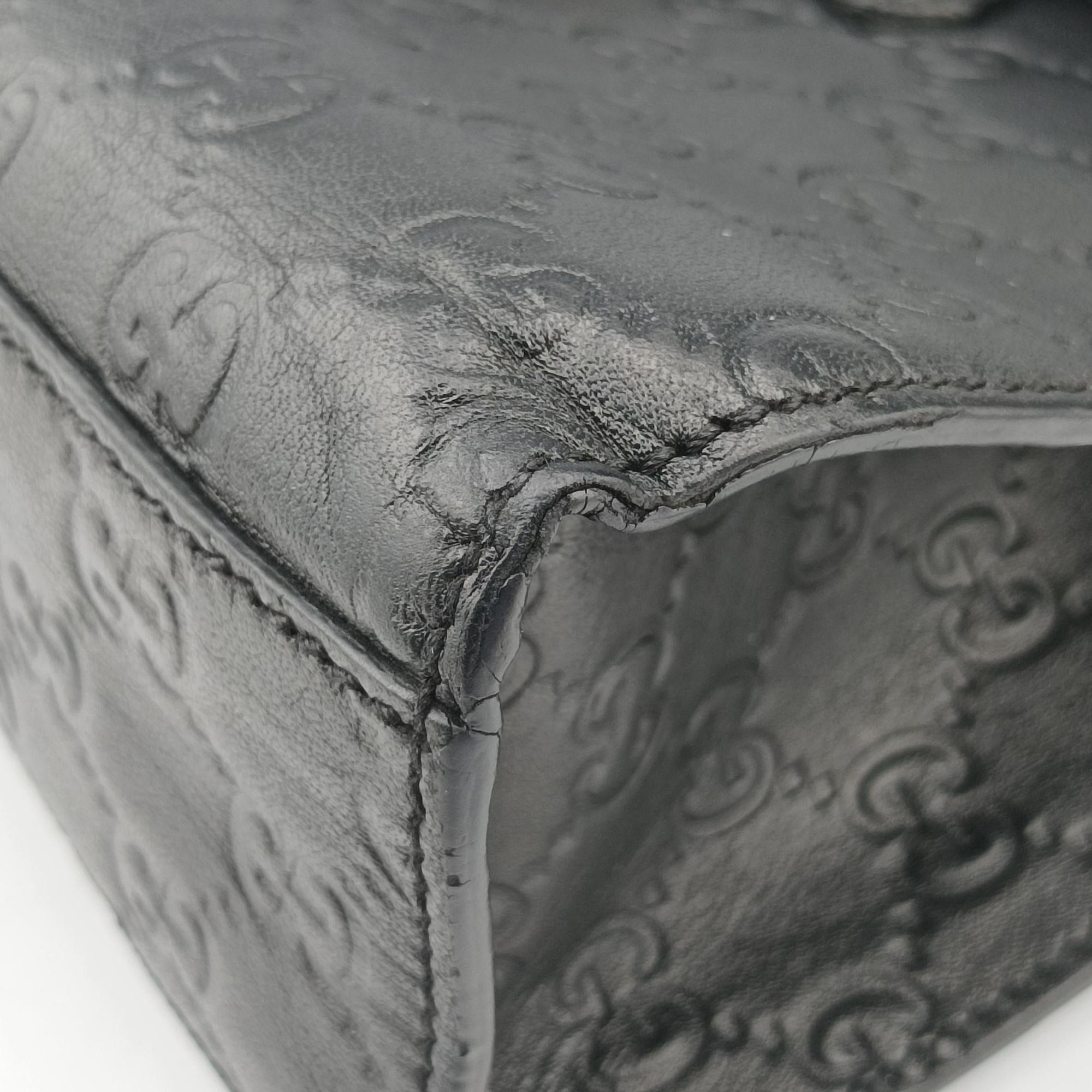 Secondhand Gucci Emily Black Leather 295402 shoulderbag | stylenewstar