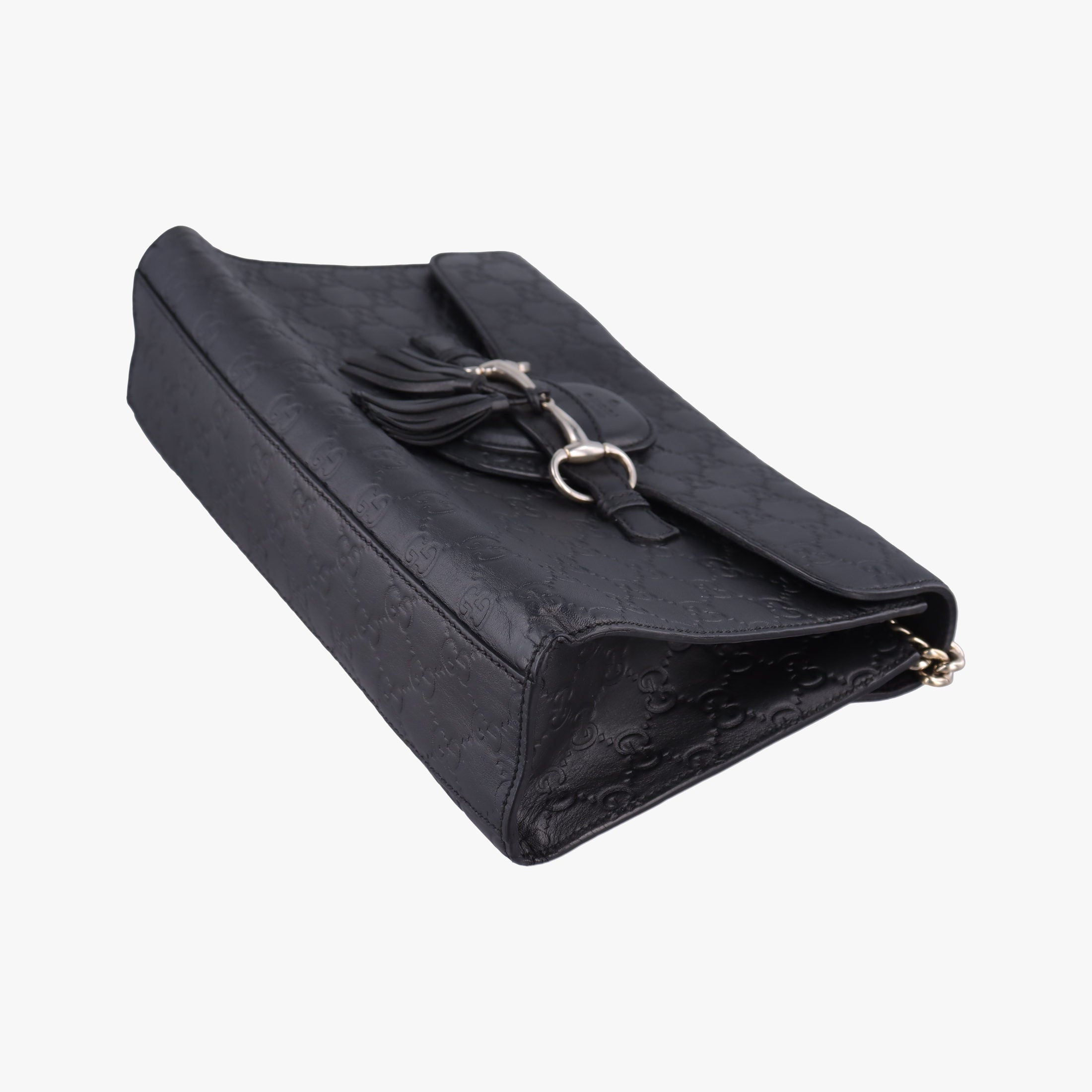 Secondhand Gucci Emily Black Leather 295402 shoulderbag | stylenewstar