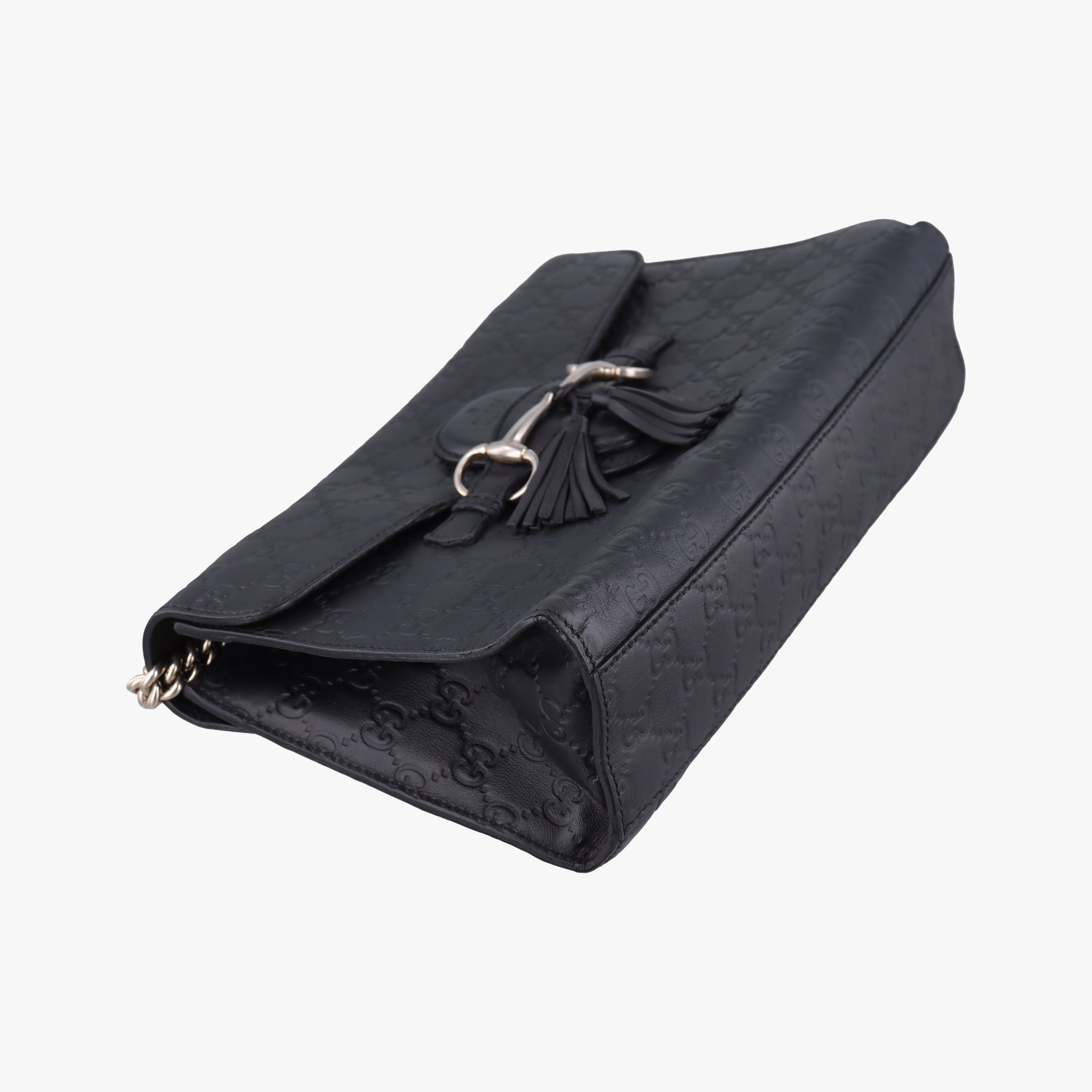 Secondhand Gucci Emily Black Leather 295402 shoulderbag | stylenewstar