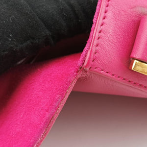 Pre-owned Yves Saint Laurent Y Ligne Rose Leather 311214 shoulderbag | stylenewstar