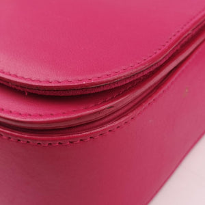 Pre-owned Yves Saint Laurent Y Ligne Rose Leather 311214 shoulderbag | stylenewstar