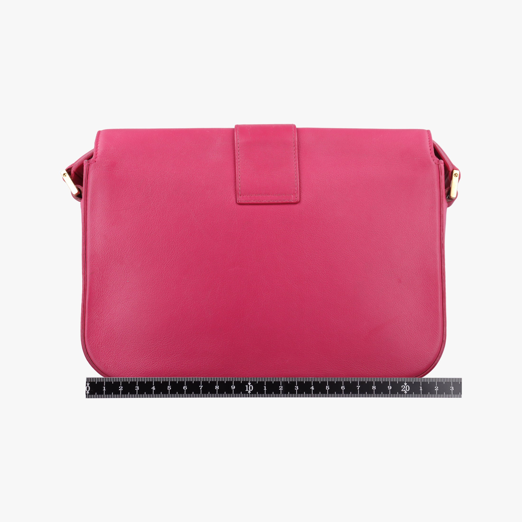 Pre-owned Yves Saint Laurent Y Ligne Rose Leather 311214 shoulderbag | stylenewstar