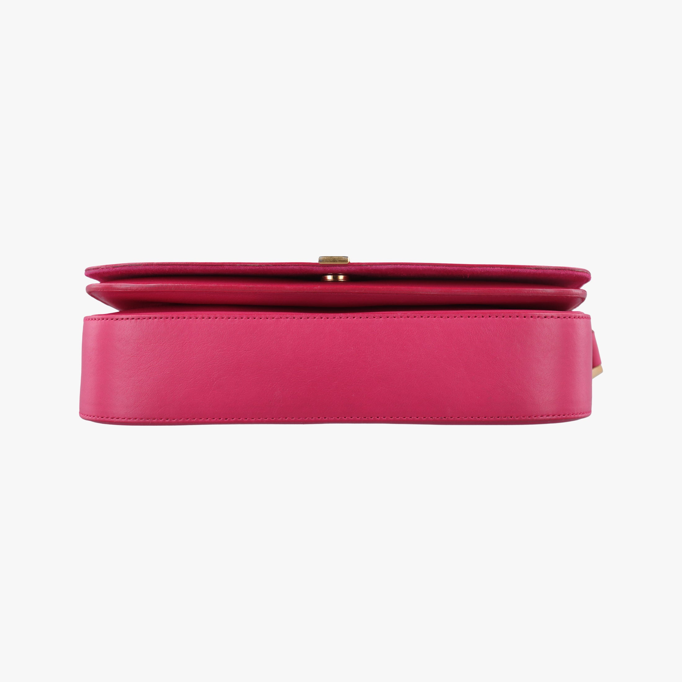Pre-owned Yves Saint Laurent Y Ligne Rose Leather 311214 shoulderbag | stylenewstar