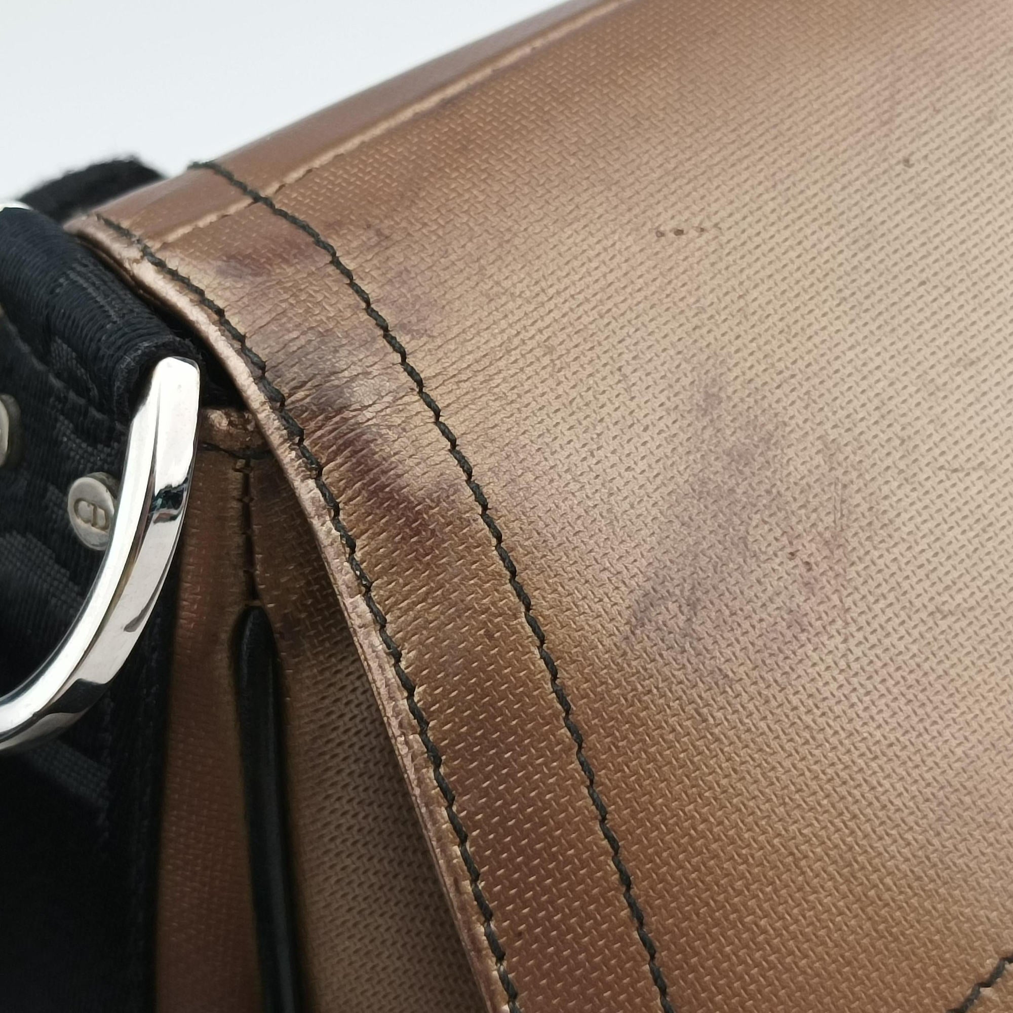 Vintage Christian Dior Hardcore Golden Canvas  shoulderbag | stylenewstar