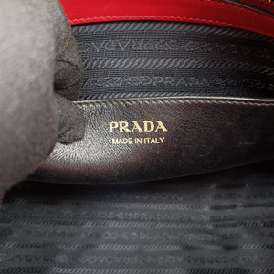 Pre-owned Prada Esplanade Red SAFFIANO Leather 1BA046 handbag | stylenewstar