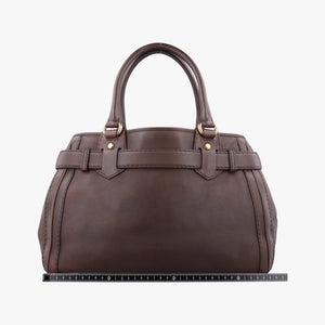 Pre-owned Gucci GG Running Camel Leather 247183 handbag | stylenewstar