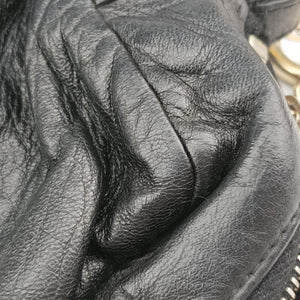 Pre-owned Chanel Scales Black Leather A39807 shoulderbag | stylenewstar
