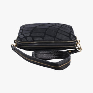Pre-owned Chanel Scales Black Leather A39807 shoulderbag | stylenewstar
