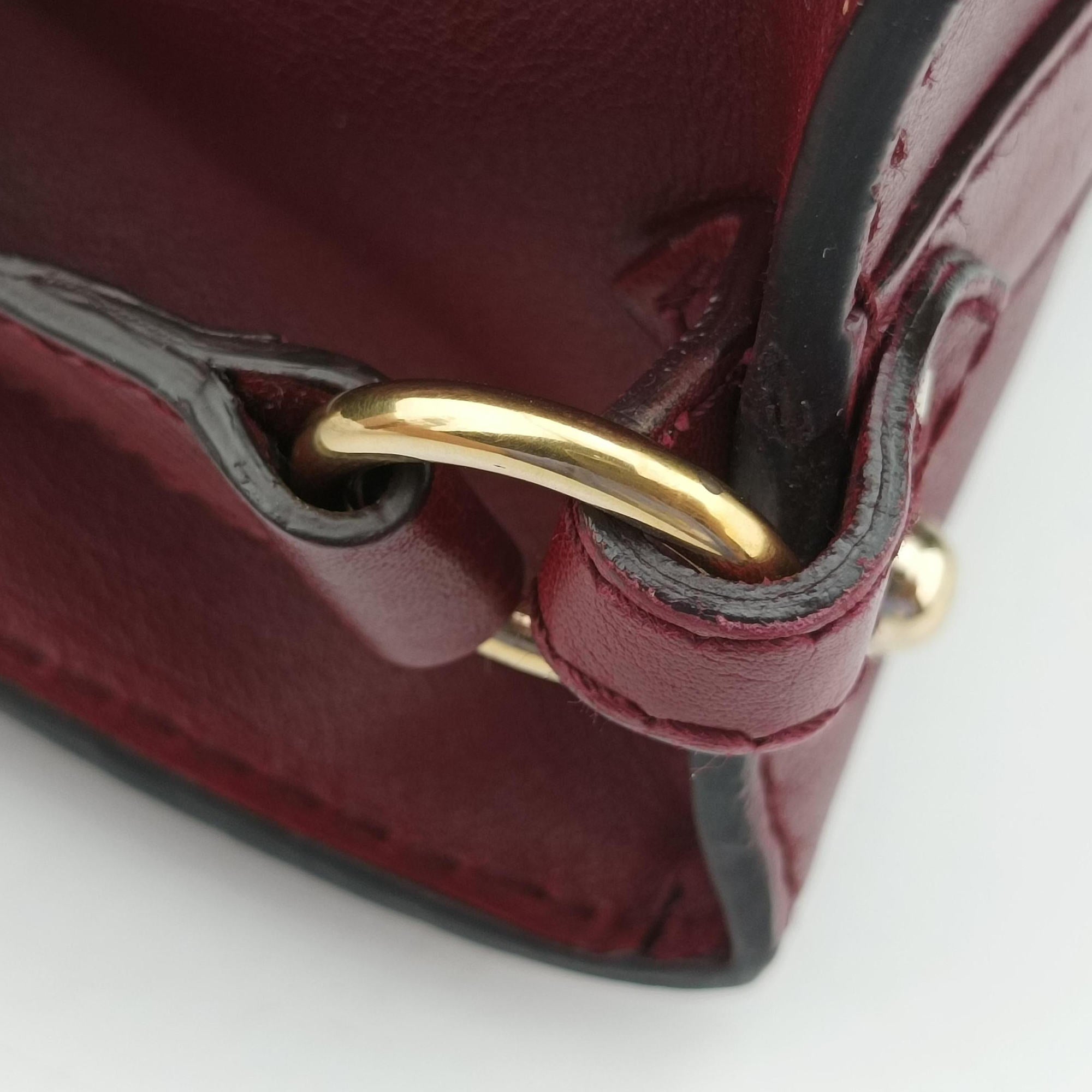 Pre-owned Gucci Stirrup Burgundy Leather 277515 shoulderbag | stylenewstar