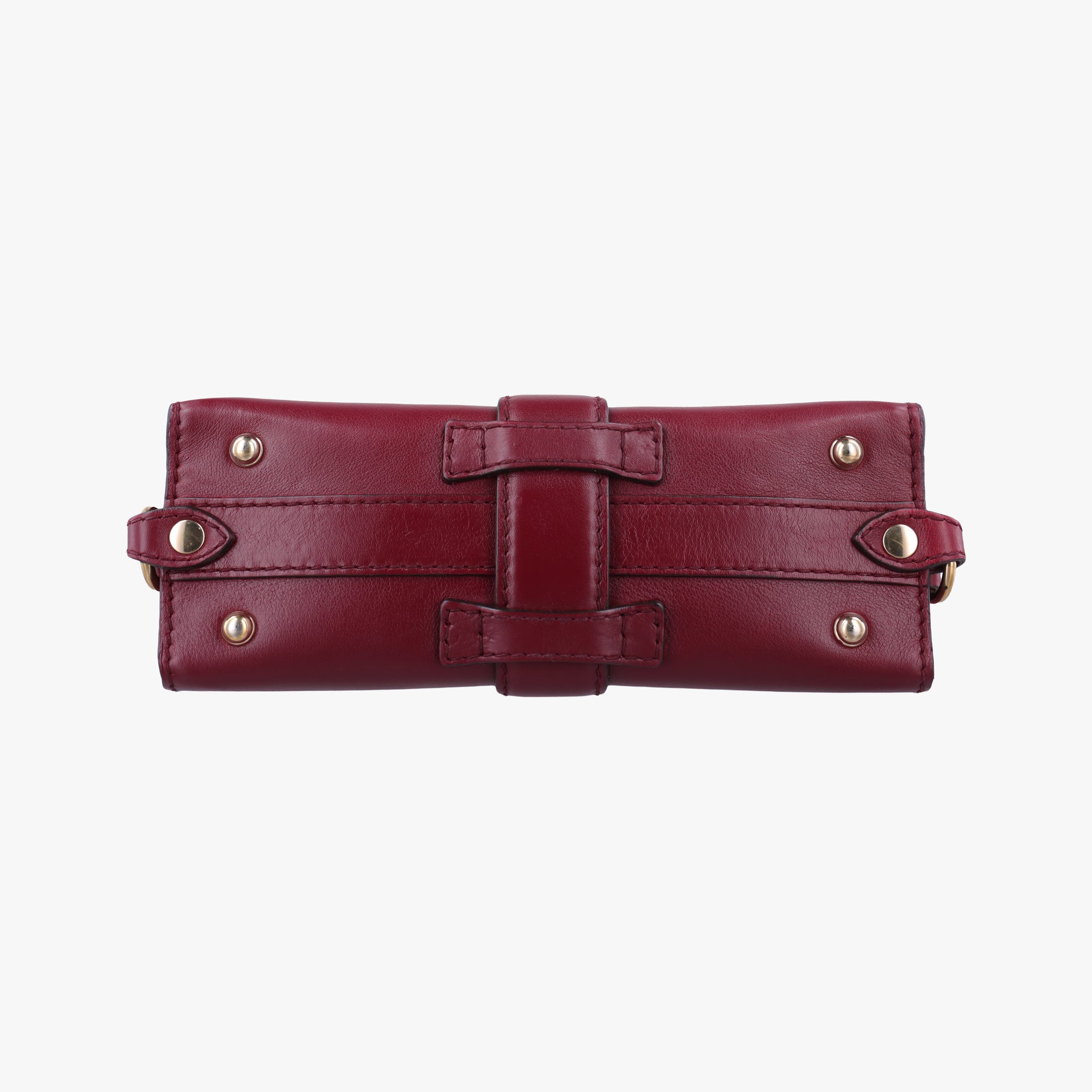 Pre-owned Gucci Stirrup Burgundy Leather 277515 shoulderbag | stylenewstar