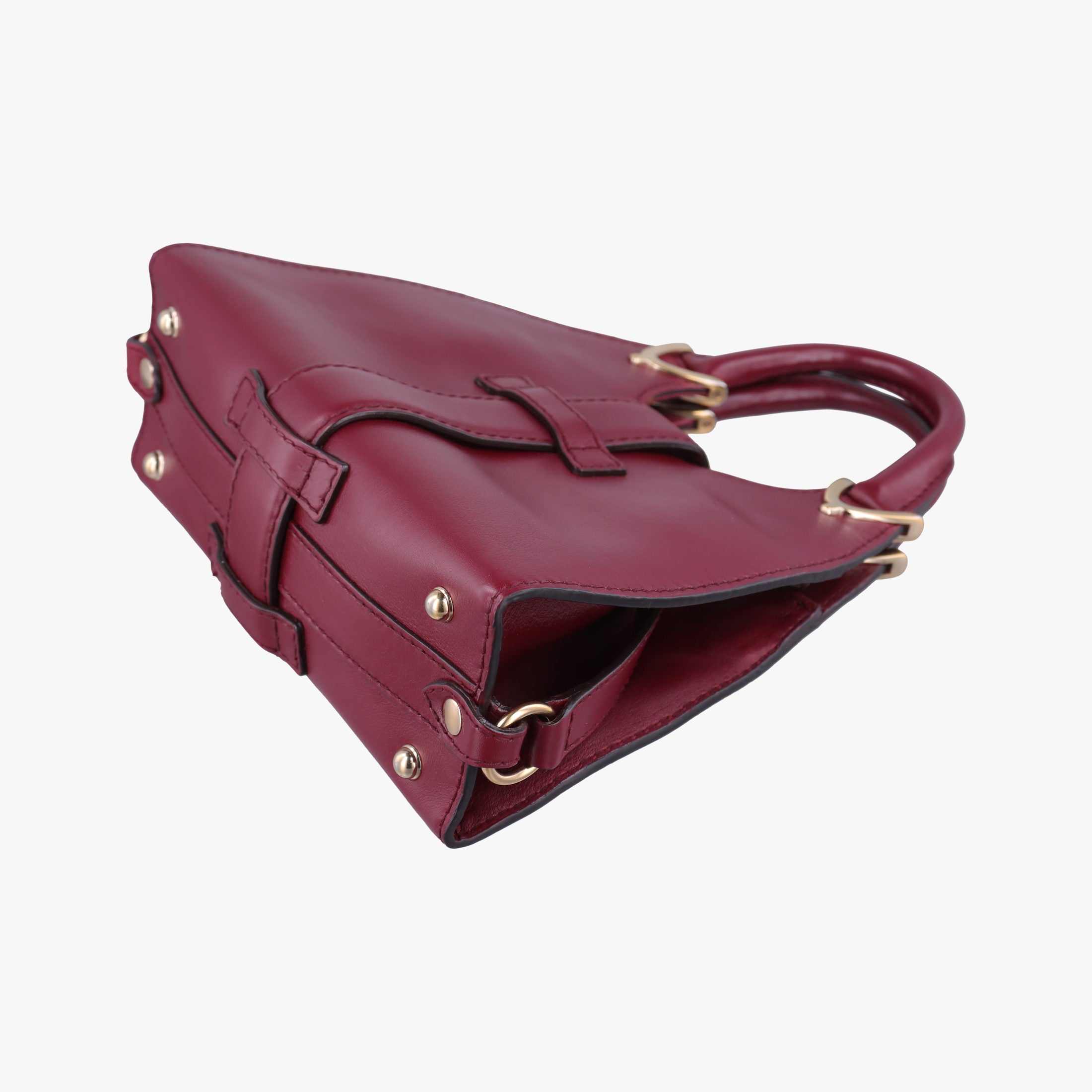 Pre-owned Gucci Stirrup Burgundy Leather 277515 shoulderbag | stylenewstar