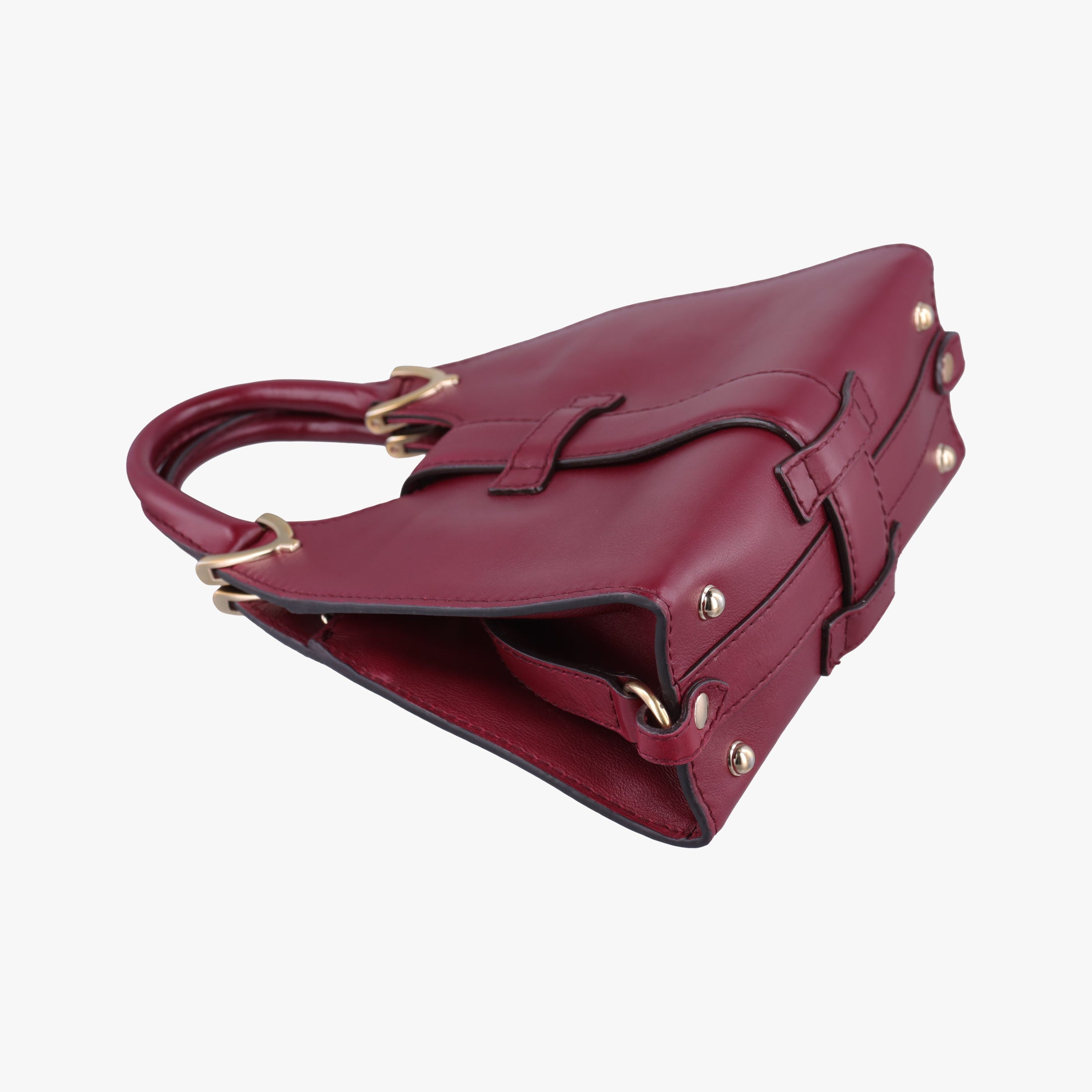 Pre-owned Gucci Stirrup Burgundy Leather 277515 shoulderbag | stylenewstar