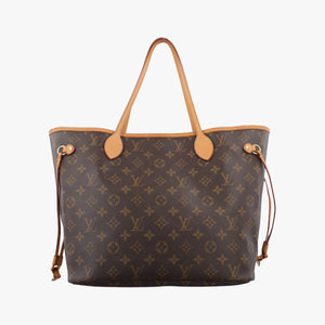 Pre-owned Louis Vuitton NEVERFULL GM Brown Monogram Canvas M40156 handbag | stylenewstar