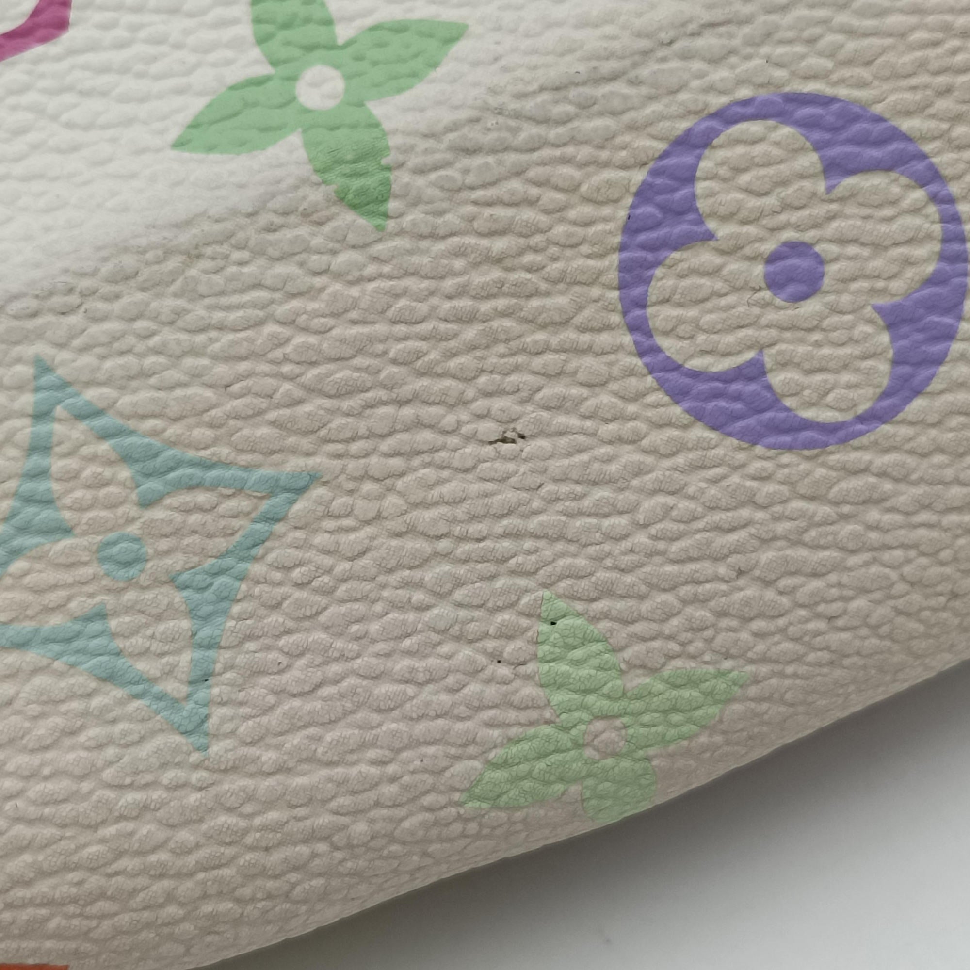 Pre-owned Louis Vuitton URSULA white Monogram Multicolor M40123 handbag | stylenewstar