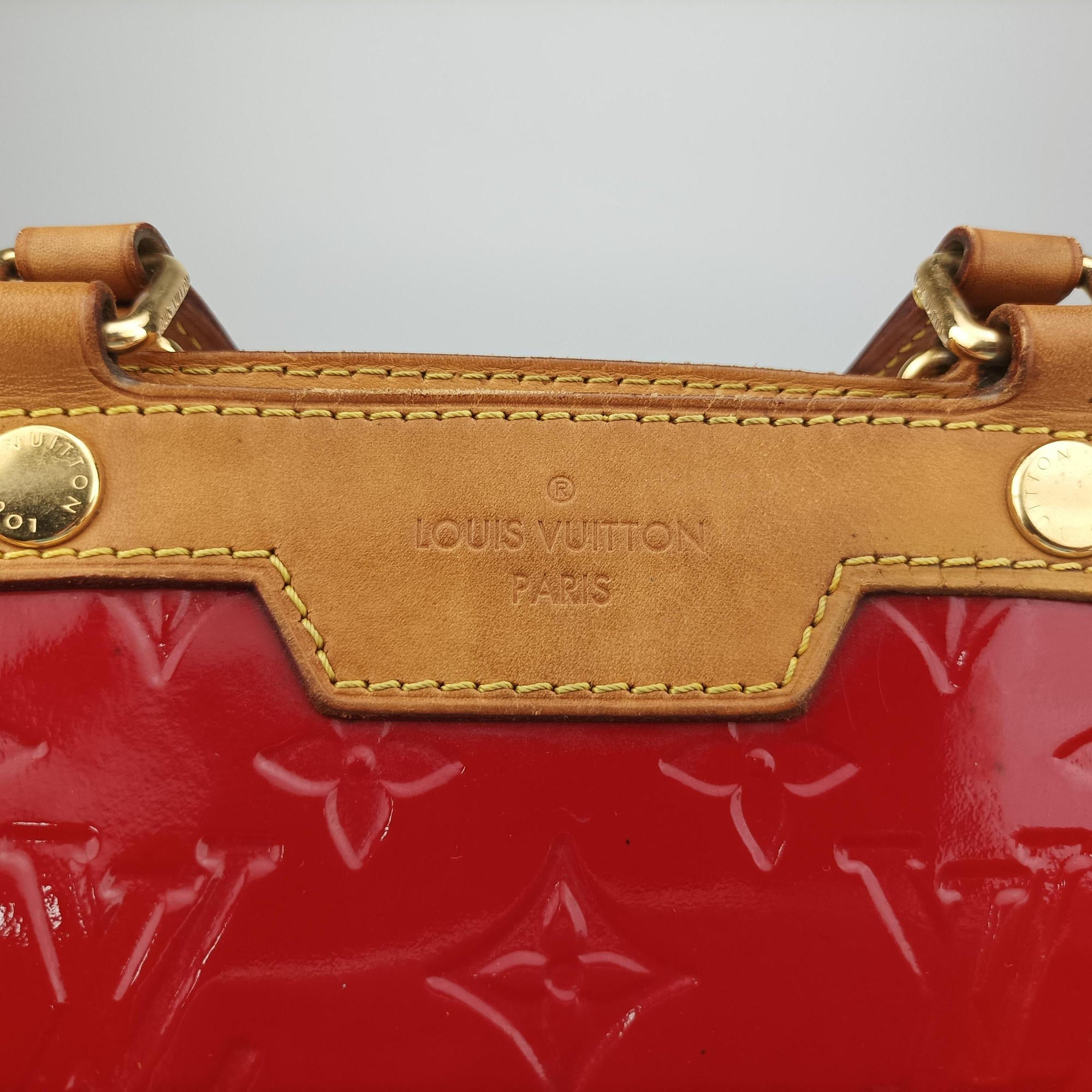 Pre-owned Louis Vuitton Brea MM ROSE INDIEN Vernis M91798 shoulderbag | stylenewstar