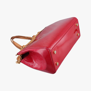 Pre-owned Louis Vuitton Brea MM ROSE INDIEN Vernis M91798 shoulderbag | stylenewstar