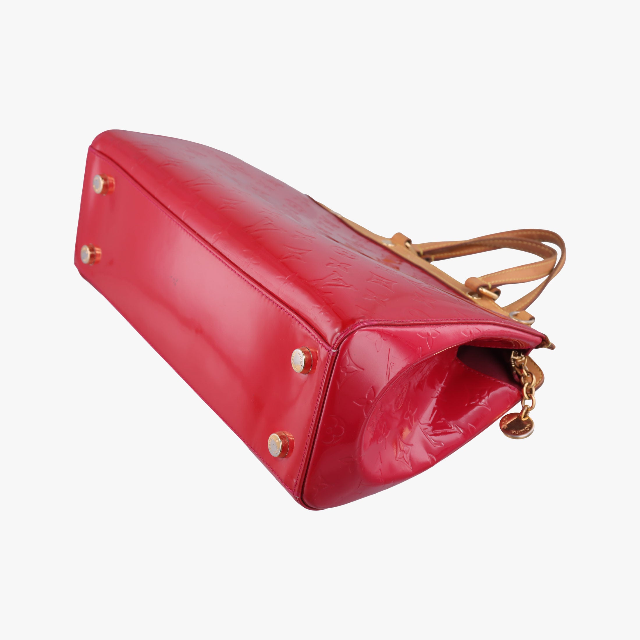 Pre-owned Louis Vuitton Brea MM ROSE INDIEN Vernis M91798 shoulderbag | stylenewstar