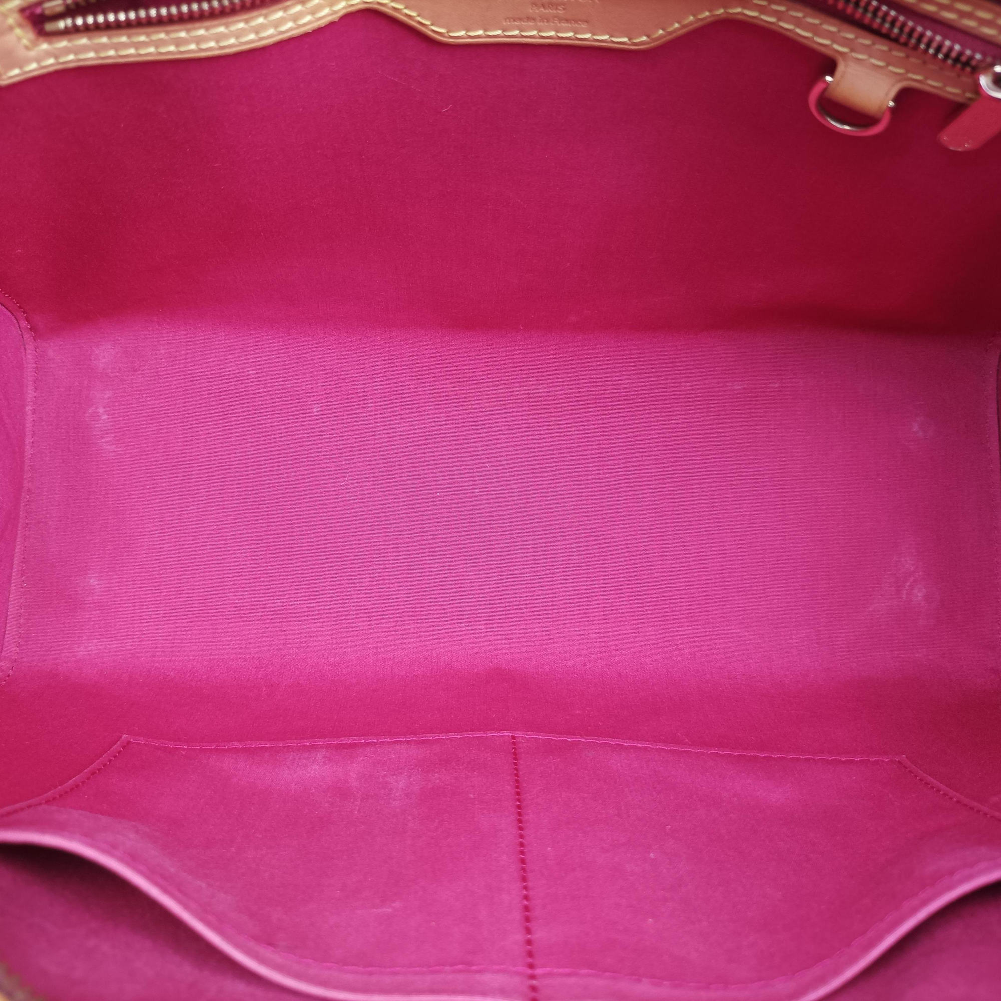 Pre-owned Louis Vuitton Brea MM ROSE INDIEN Vernis M91798 shoulderbag | stylenewstar