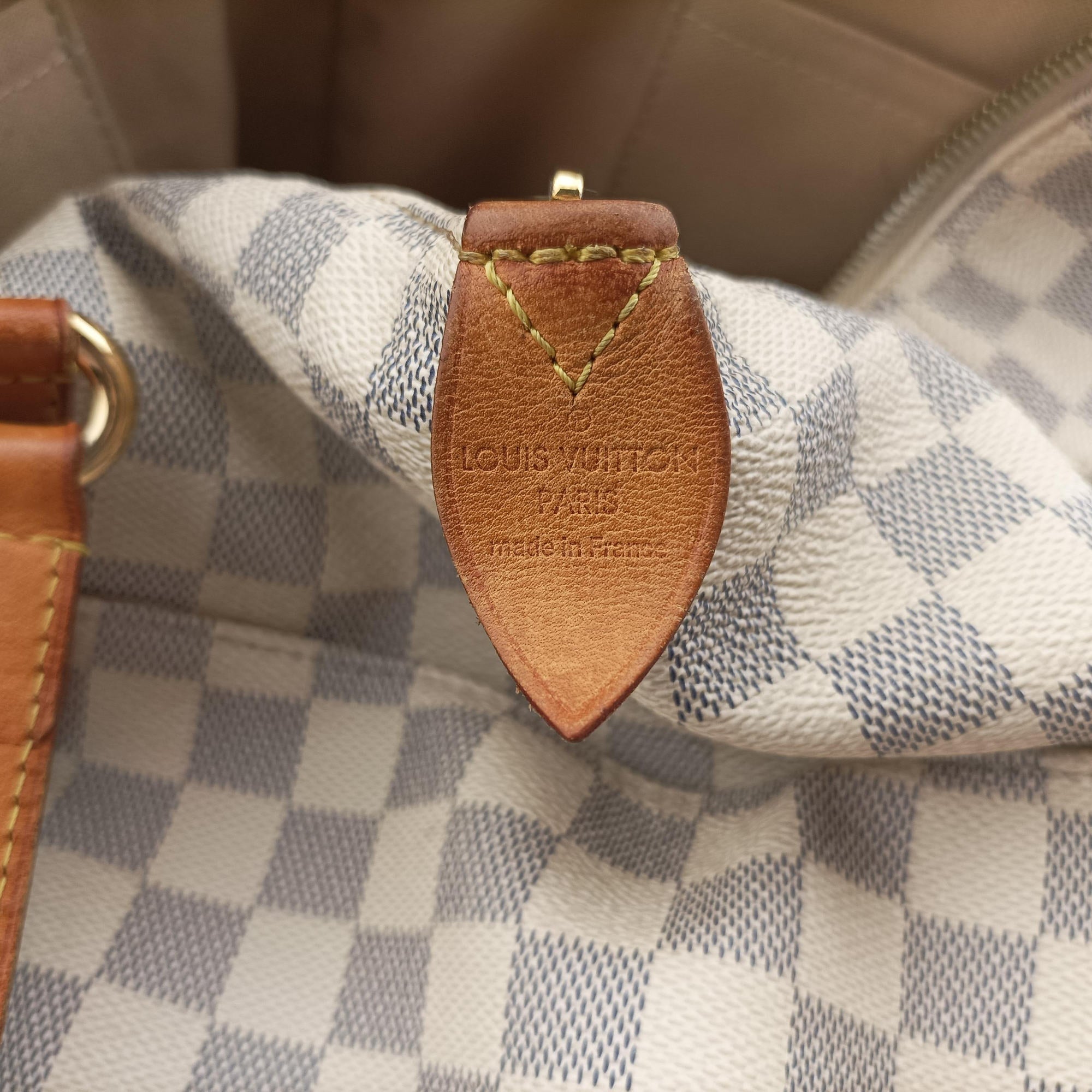 Vintage Louis Vuitton TOTALLY MM Azur Damier Canvas N51262 shoulderbag | stylenewstar