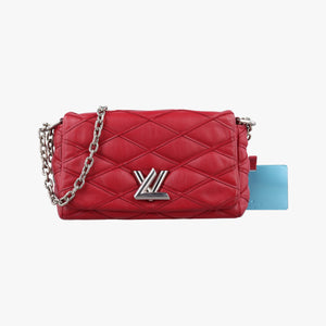 Pre-owned Louis Vuitton GO-14MINI red Leather M51000 shoulderbag | stylenewstar