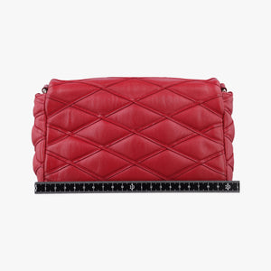 Pre-owned Louis Vuitton GO-14MINI red Leather M51000 shoulderbag | stylenewstar