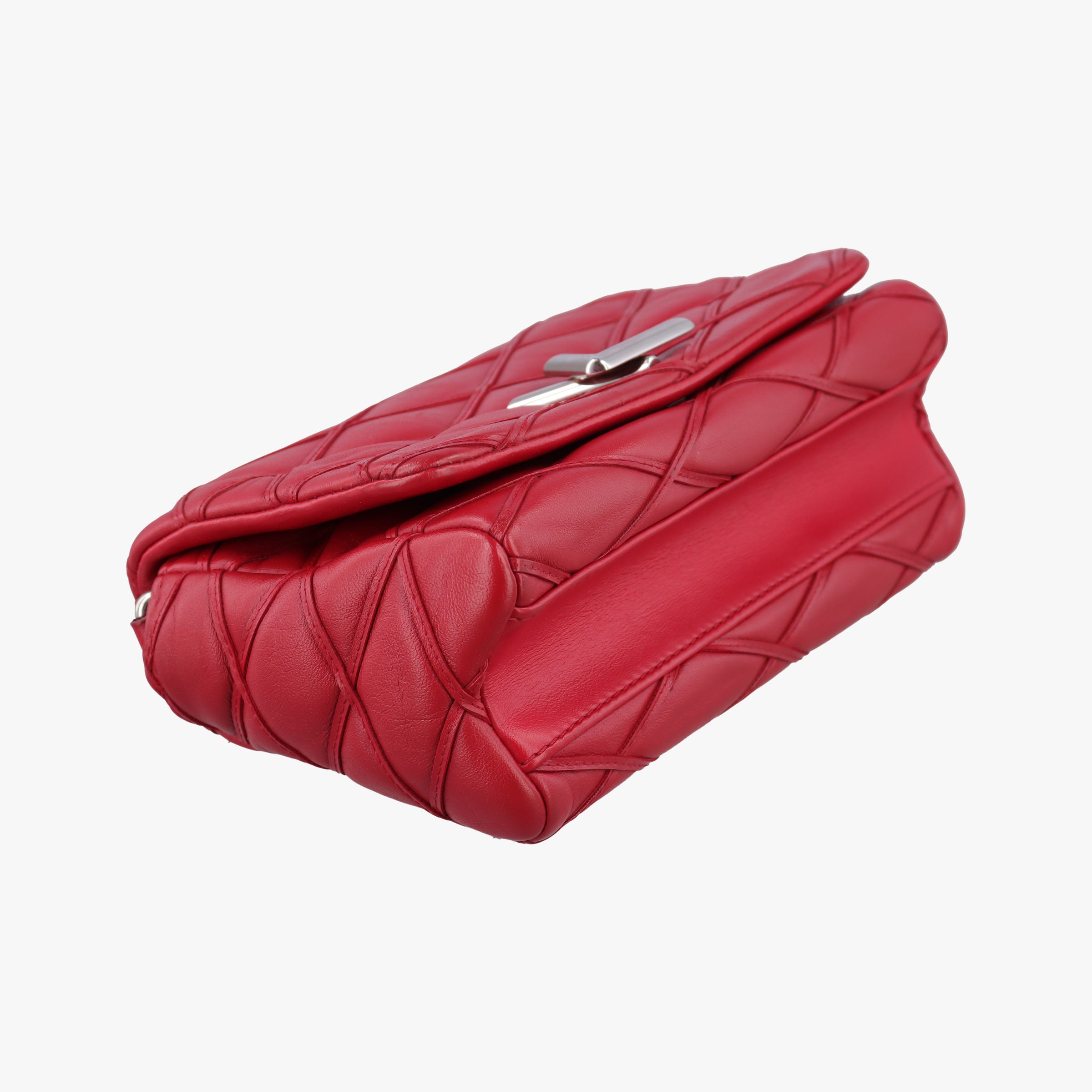 Pre-owned Louis Vuitton GO-14MINI red Leather M51000 shoulderbag | stylenewstar