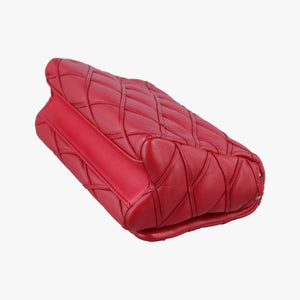 Pre-owned Louis Vuitton GO-14MINI red Leather M51000 shoulderbag | stylenewstar