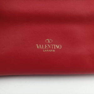 Secondhand Valentino Rockstud VA VA VOOM Red Leather  shoulderbag | stylenewstar