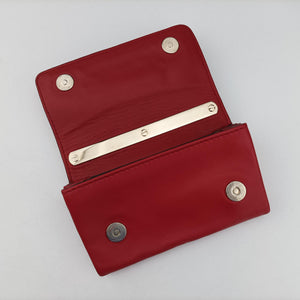 Secondhand Valentino Rockstud VA VA VOOM Red Leather  shoulderbag | stylenewstar