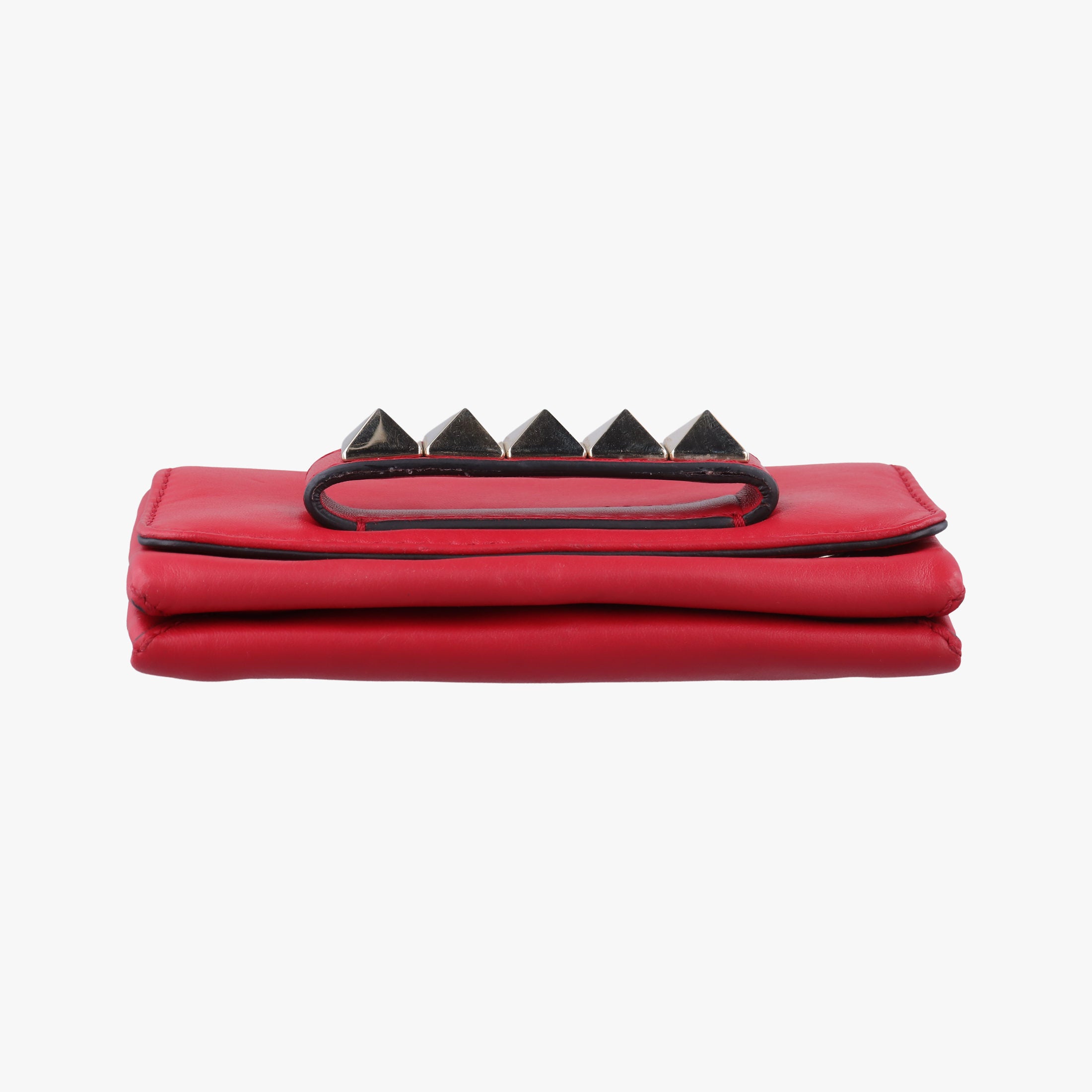 Secondhand Valentino Rockstud VA VA VOOM Red Leather  shoulderbag | stylenewstar