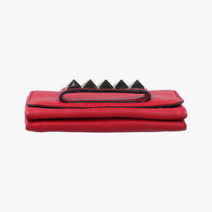 Secondhand Valentino Rockstud VA VA VOOM Red Leather  shoulderbag | stylenewstar
