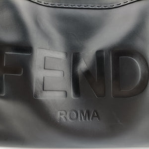 Vintage Fendi Sunshine Black Leather 8BH372 shoulderbag | stylenewstar