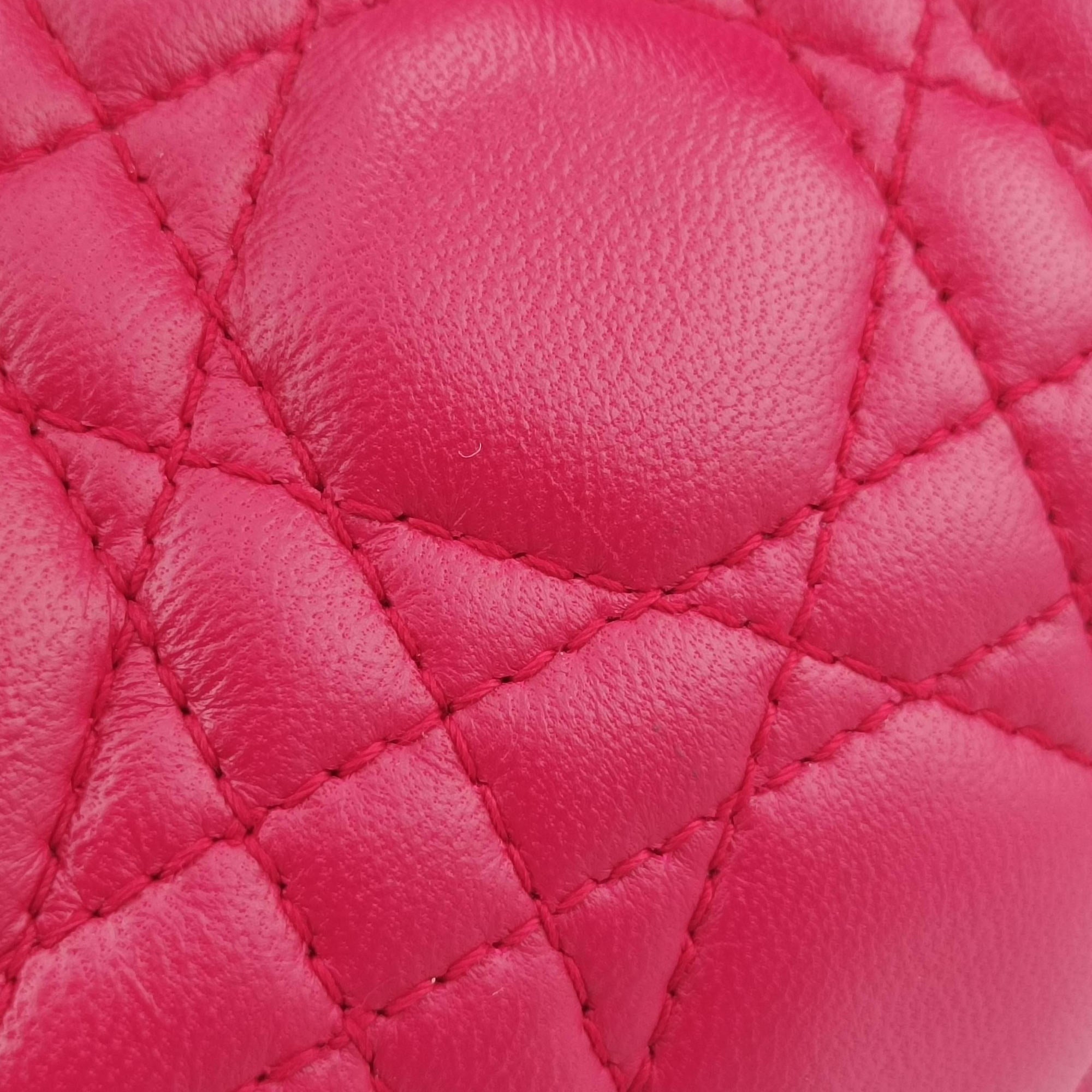 Pre-owned Christian Dior Lady Dior Rose lambskin  handbag | stylenewstar