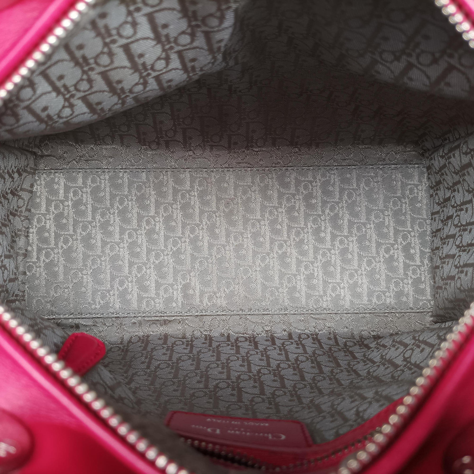 Pre-owned Christian Dior Lady Dior Rose lambskin  handbag | stylenewstar