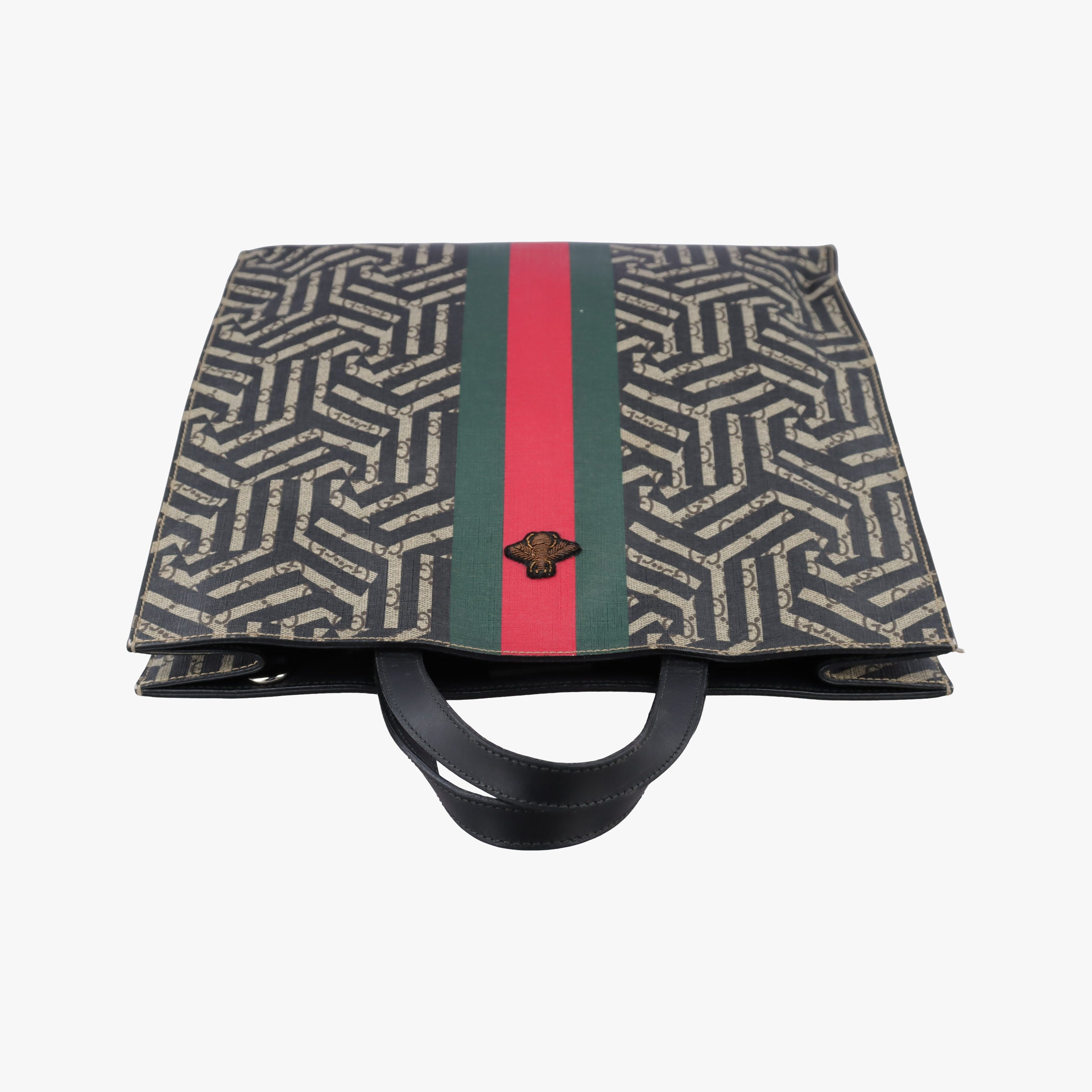 Pre-owned Gucci GG Supreme Bee Multicolour PVC coated canvas 450950 handbag | stylenewstar