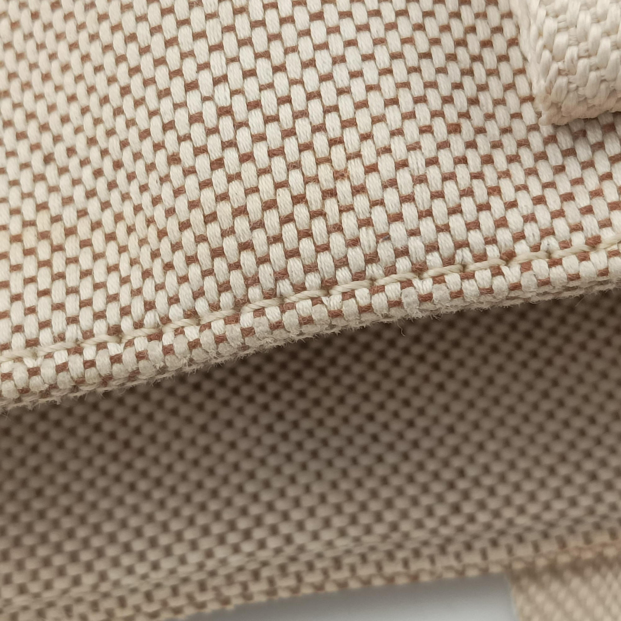 Pre-owned Chloe Woody Beige×Brown×Black canvas  handbag | stylenewstar