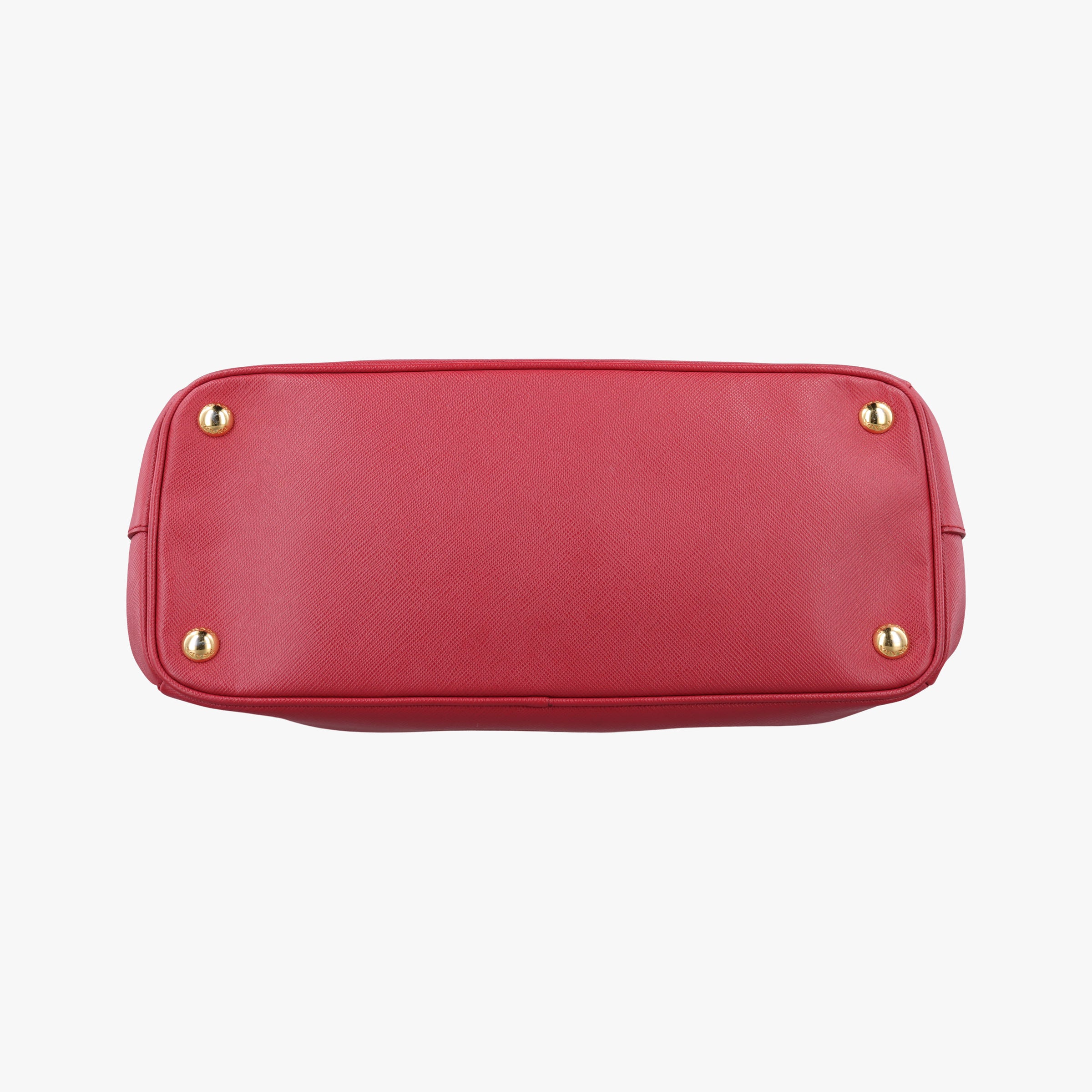 Pre-owned Prada Galleria Red SAFFIANO Leather BN1786 shoulderbag | stylenewstar