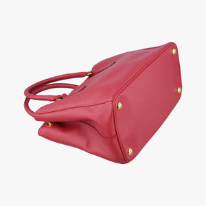 Pre-owned Prada Galleria Red SAFFIANO Leather BN1786 shoulderbag | stylenewstar