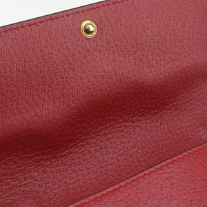 Pre-owned Gucci Queen Margaret beige×red×multi PVC coated canvas×Leather 476079 shoulderbag | stylenewstar